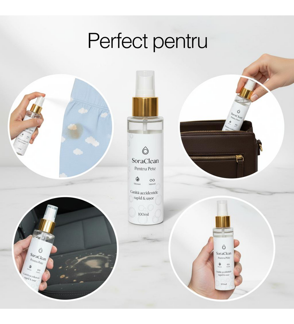 Soluție pentru curățarea petelor SoraClean