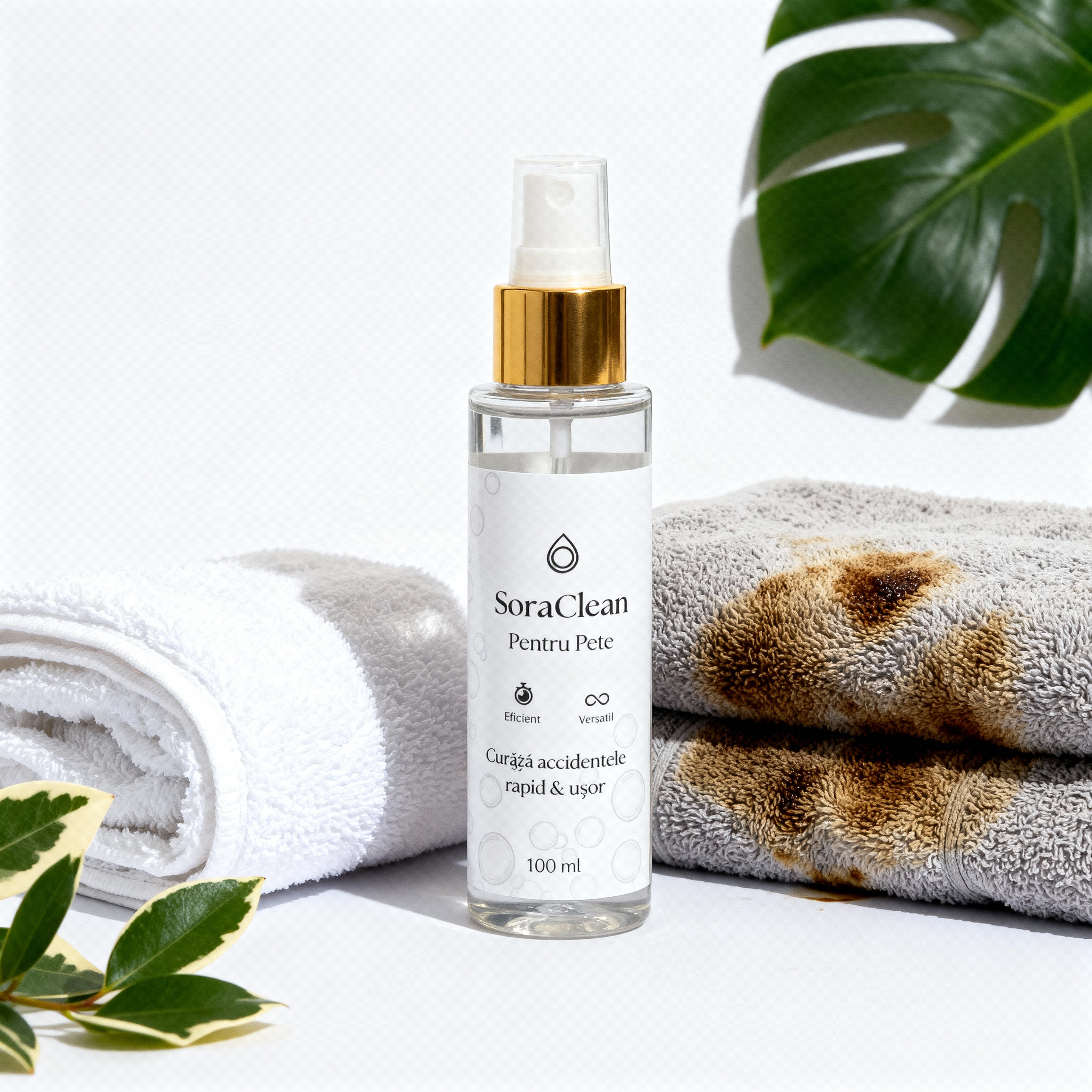 Soluție pentru curățarea petelor SoraClean