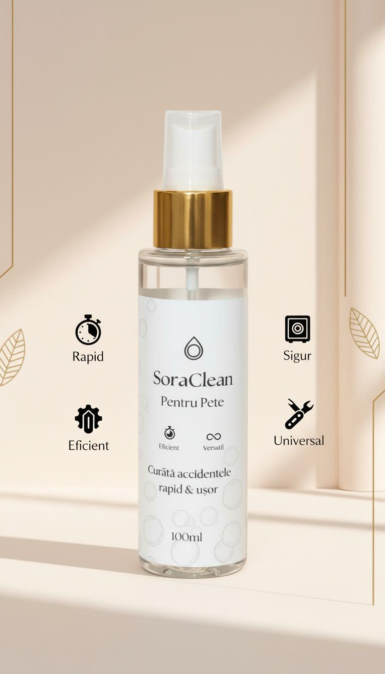 Soluție pentru curățarea petelor SoraClean